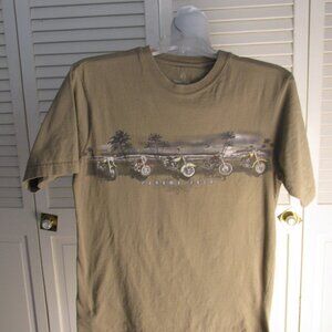 Panama Jack "Motorcycles lined across top of T-shirt - Medium